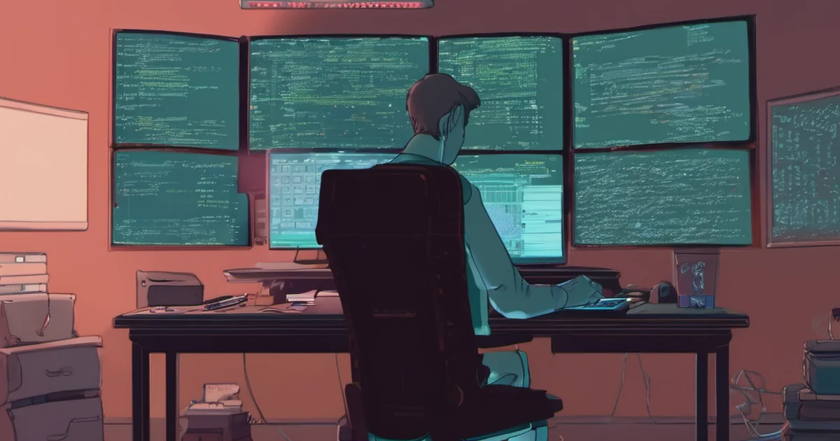 AI-generated conceptual illustration accompanying: Linus Torvalds Uses AI in Linux Kernel Development