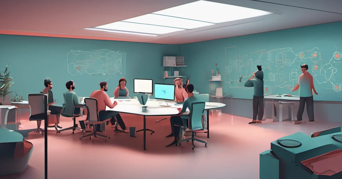 AI-generated conceptual illustration accompanying: Uneven AI Agent Adoption Among Developers
