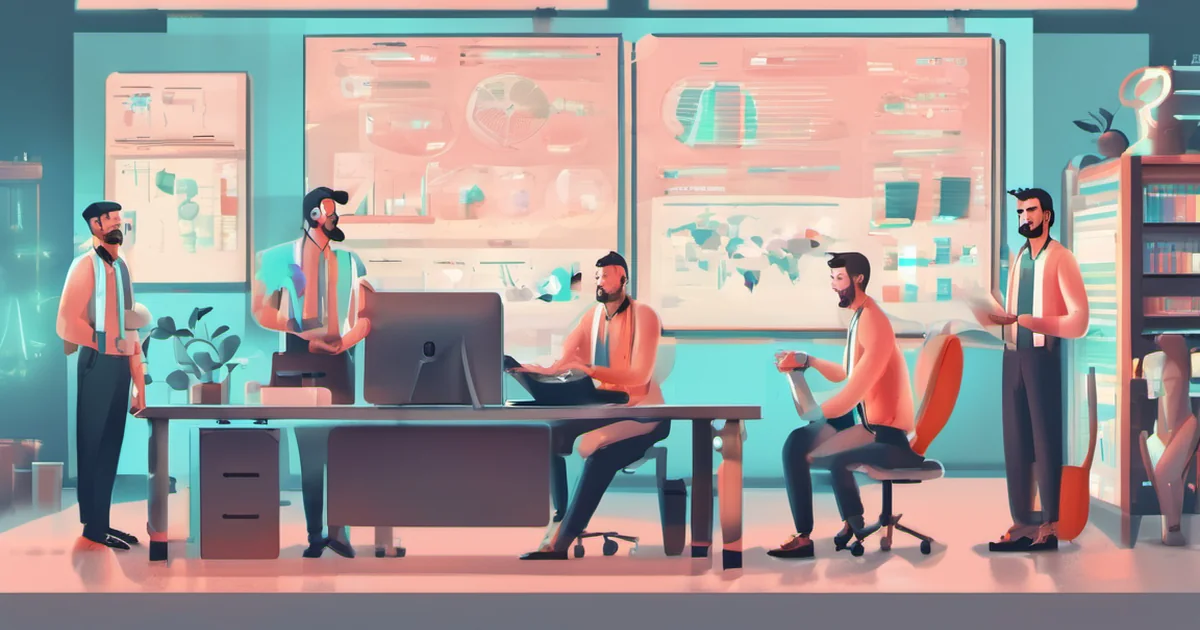 AI-generated conceptual illustration accompanying: Managing AI Credit Usage and Its Challenges