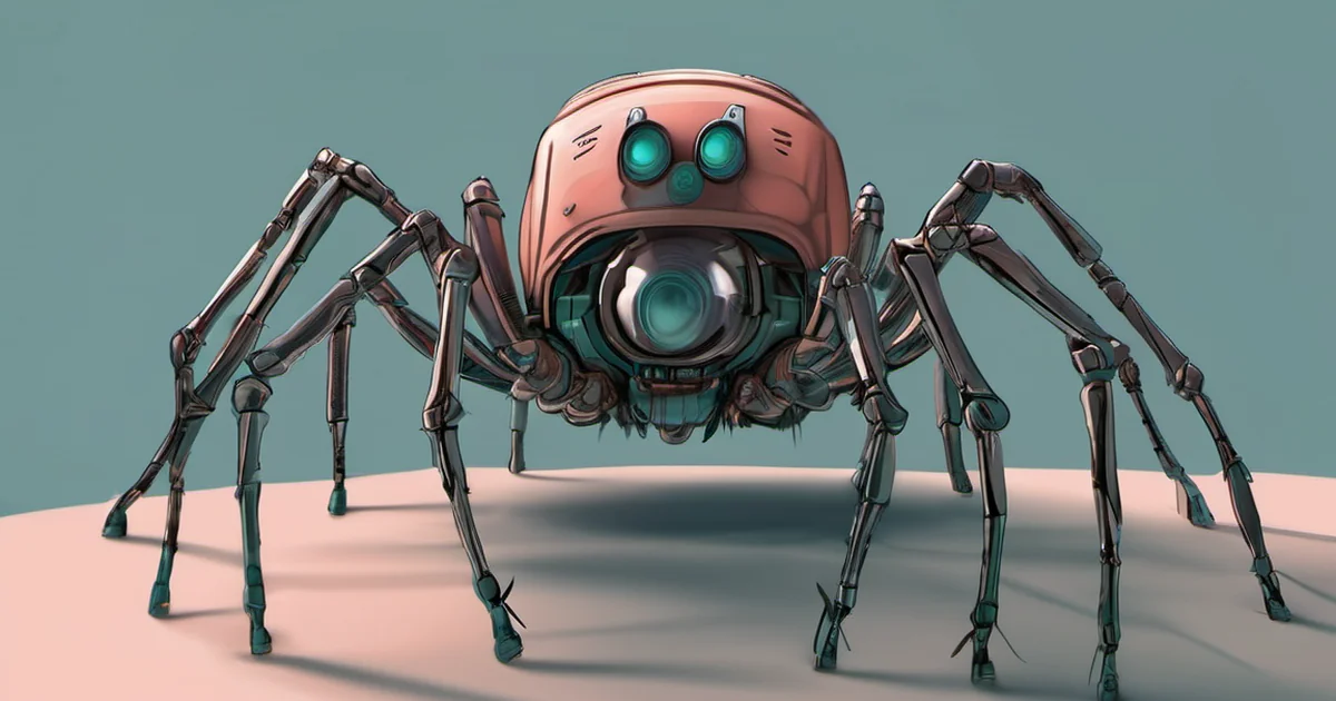 AI-generated conceptual illustration accompanying: Jevcrawl: AI-Focused Web Crawler for Efficient Information Retrieval