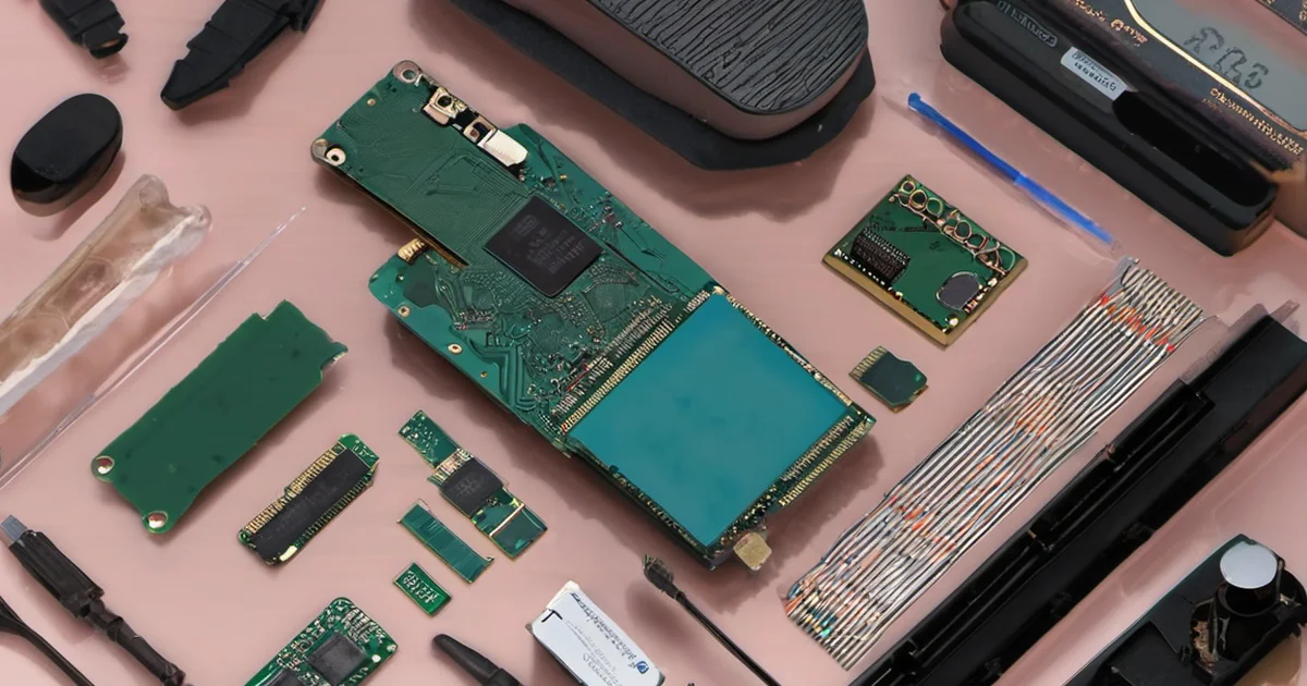 AI-generated conceptual illustration accompanying: Spy Chip Implant Found in Ledger Devices Sold by CryptoBilis