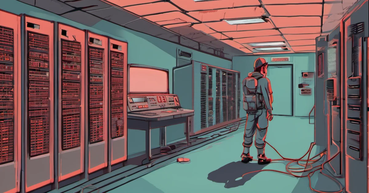 AI-generated conceptual illustration accompanying: Hitachi Energy Issues Advisory on RTU500 Firmware Vulnerabilities