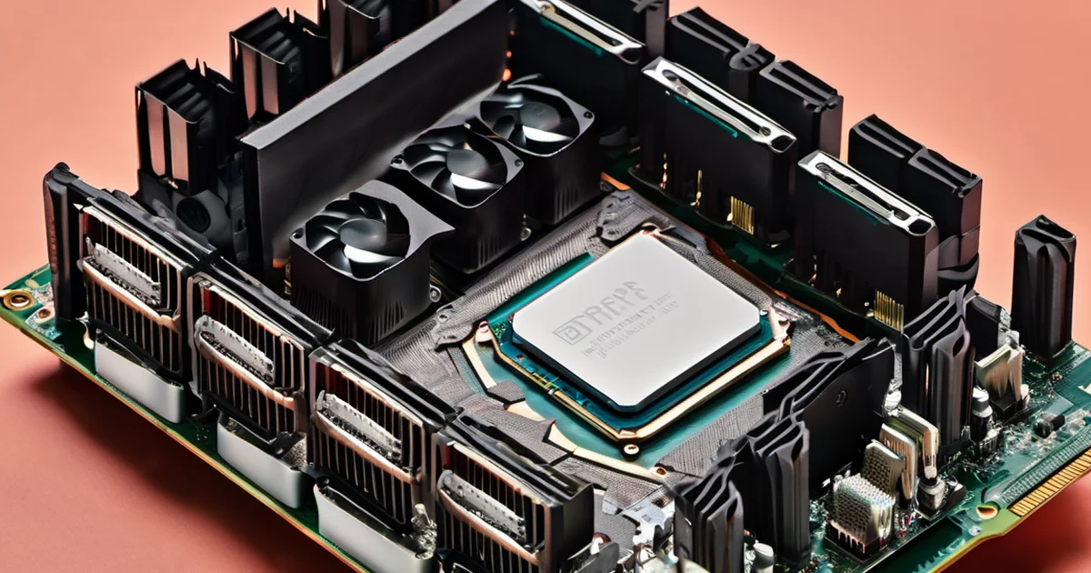AI-generated conceptual illustration accompanying: Intel D270 GPU AI Accelerator Specifications and Use Cases