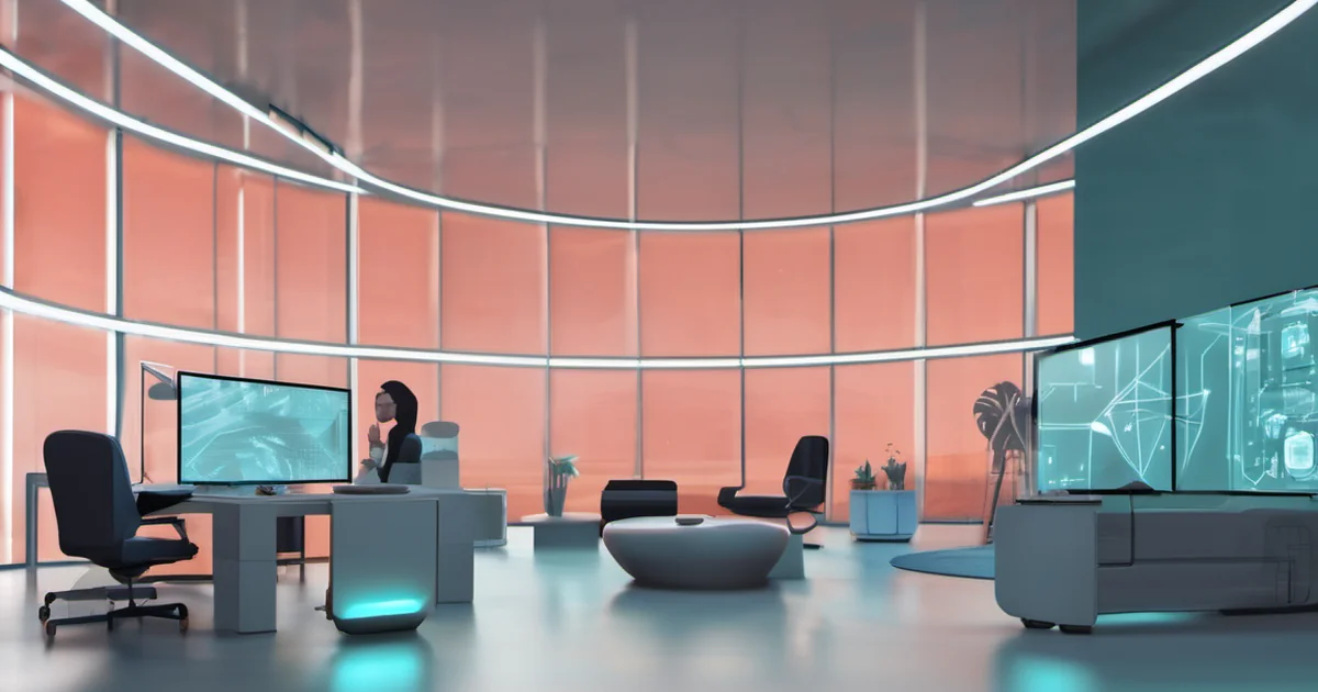 AI-generated conceptual illustration accompanying: Oracle's Fusion Claw Focuses on Enterprise Applications