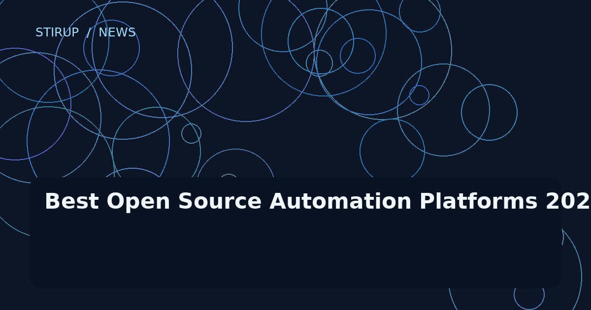 Best Open Source Automation Platforms 2026