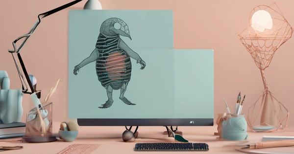 AI-generated conceptual illustration accompanying: llm-gemini 0.35 Adds Gemini 4 Argon Support
