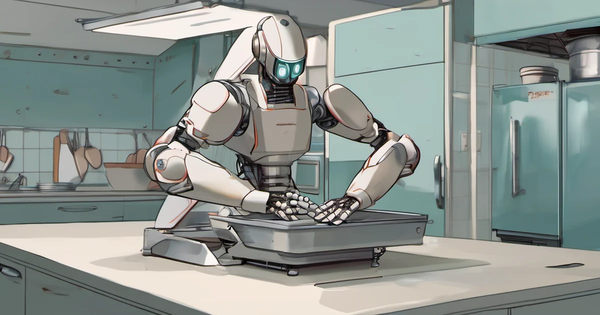 AI-generated conceptual illustration accompanying: Dyna-2's World Action Model and Training Data