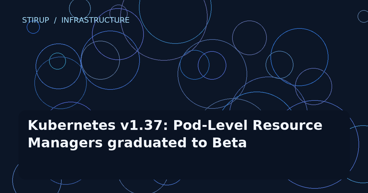 Kubernetes v1.37: Pod-Level Resource Managers graduated to Beta