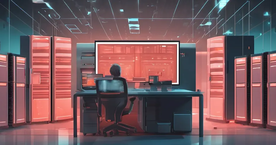 AI-generated conceptual illustration accompanying: Redis OSS Now Available on AWS Marketplace