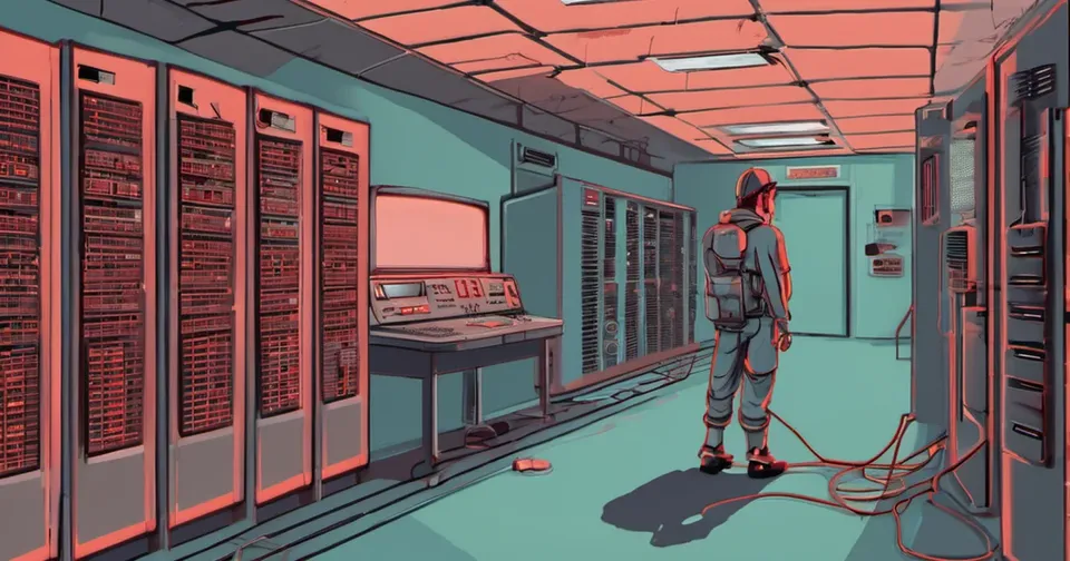 AI-generated conceptual illustration accompanying: Hitachi Energy Issues Advisory on RTU500 Firmware Vulnerabilities