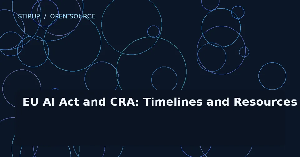 EU AI Act and CRA: Timelines and Resources