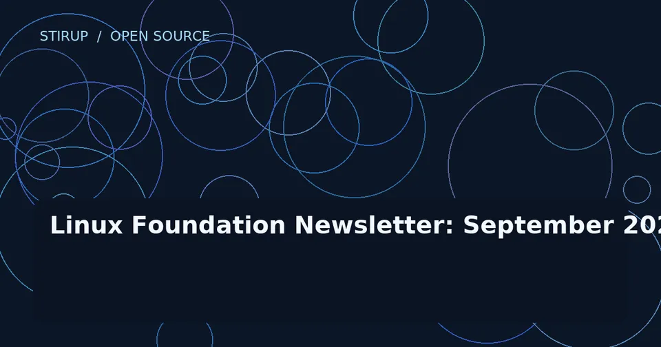 Linux Foundation Newsletter: September 2026